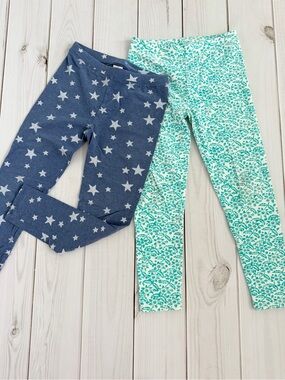 Two Pairs of Crewcuts Leggings Size XL